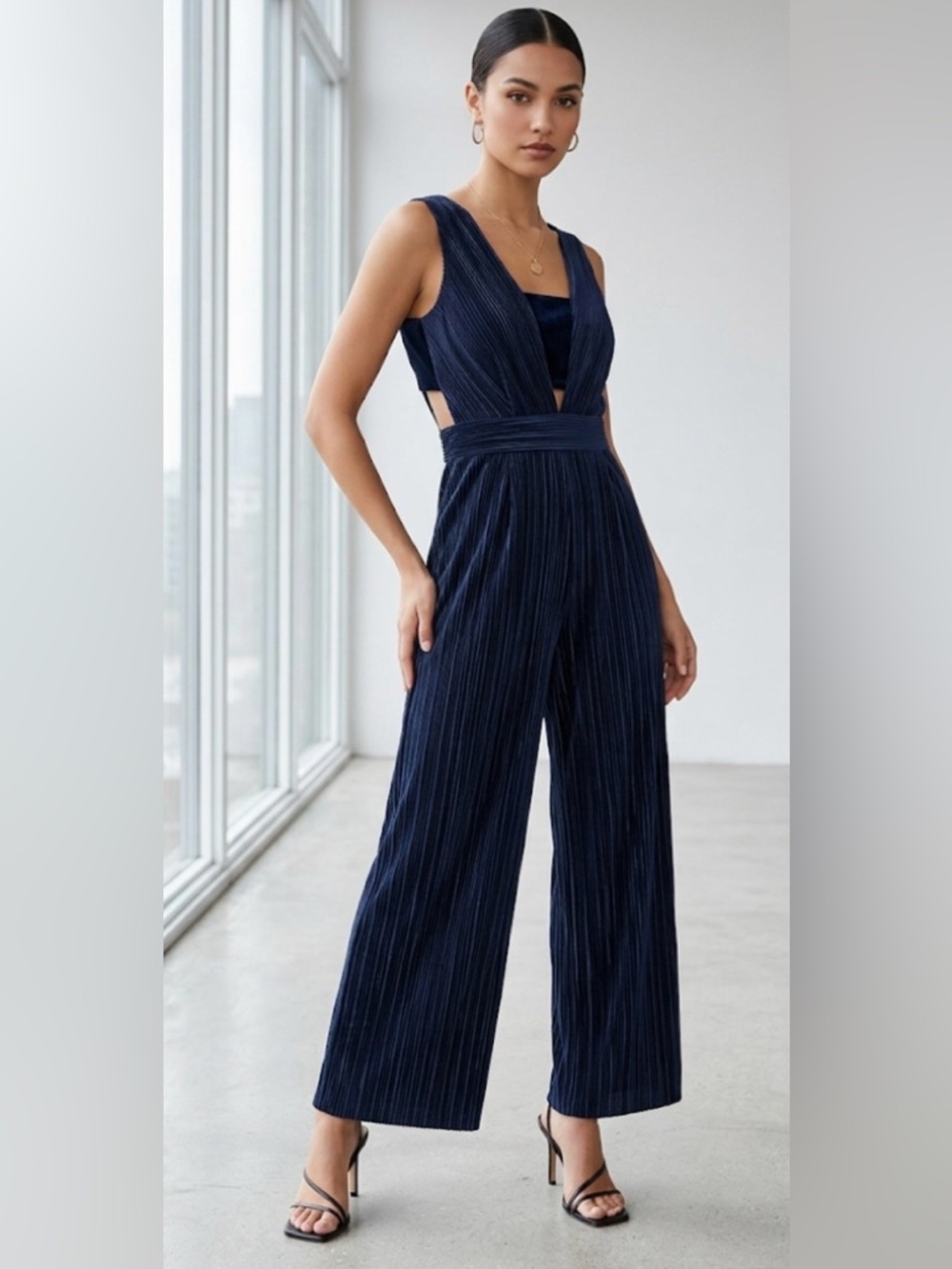 TAHARI Arthur Wide-Leg Jumpsuit - Women